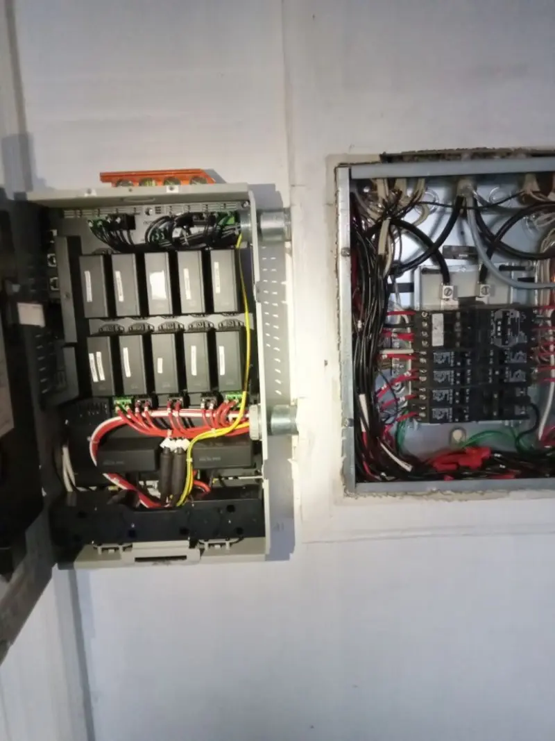 Electrical panel upgrade completed for Ring Doorbell Installation in Portland